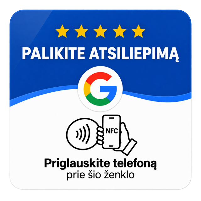 Taply NFC kortelė